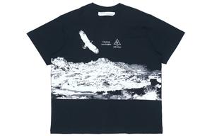 Футболка мужская Off-White с морским принтом, черный