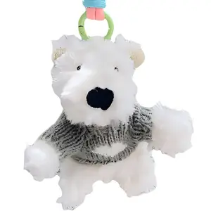 Милый плюшевый кулон West Highland Straggler Dog Dolls высотой 10 см Dolls and bears dance