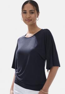 Блуза LASCANA RUNDHALS, Navy/Blue