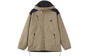 Бархатная куртка унисекс хаки New Balance, хаки