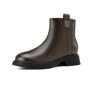 GEMEIQ Черно-коричневые женские ботильоны, цвет Brown