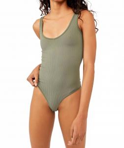 Боди Xyz Recycled в армии Free People, Army