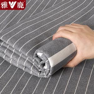 Yalu Простыня 200х230 см из антибактериального хлопка, тройное утолщение, цвет cold gray