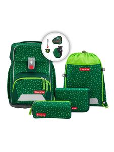 Step by Step Базовый школьный рюкзак из 4 предметов в зеленом цвете с графическим рисунком