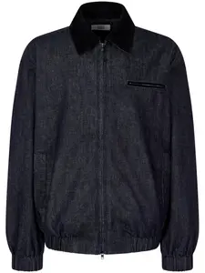 Джинсовая куртка с вельветовым воротником STUDIO TOMBOY, синий