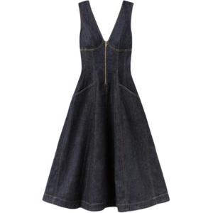 Женское платье без рукавов Self Portrait Self-portrait, синий