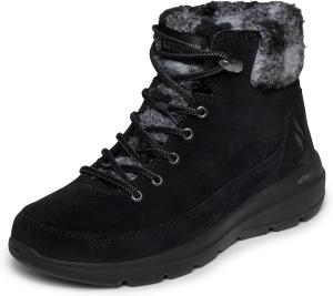 Женские ботинки Skechers On the Go Glacial Ultra - кожаные, Schwarz/Grau