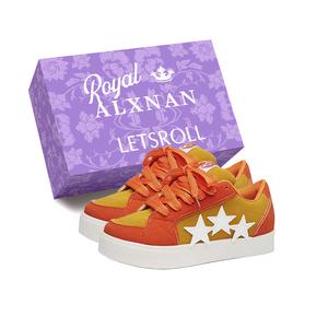 Низкие женские кроссовки Alxnan, Orange Red Box