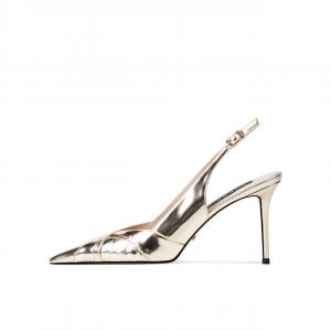 Туфли женские на высоком каблуке Shesrim, золотой