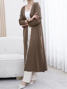 Женский длинный кардиган с длинным рукавом, весенний Doux Belle, цвет Brown