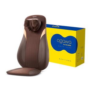 Массажная подушка для спины, плеч и шеи, массажер для шеи, поясницы, спины и всего тела, электрический массажер OG1305 OGAWA, коричневый