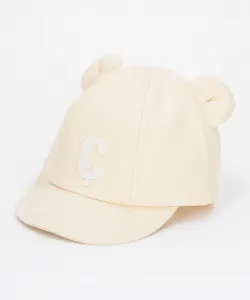 Шапочка в виде медвежьего уха с фетровой нашивкой Comme Ca Ism, цвет Beige