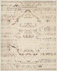 Ковер SAFAVIEH, 244 x 305 см, - коллекция Kenya - большой - Natural, ручная вязка из шерсти, идеально для гостиной, спальни, столовой (KNY817A)