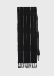 шарф с градиентным жаккардовым узором