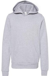 BELLA + CANVAS Детская флисовая толстовка с капюшоном, Athletic Heather