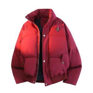 Утепленная пуховая куртка Unisex X1617, красный puffer jacket