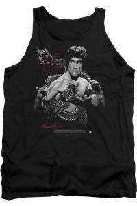 Брюс Ли Дракон мужская майка Gildan, черный