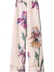 Брюки с цветочным принтом La DoubleJ, нейтральный
