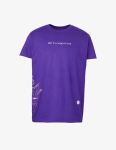 Футболка с боковым логотипом Be Florentine Rinascente, цвет Viola