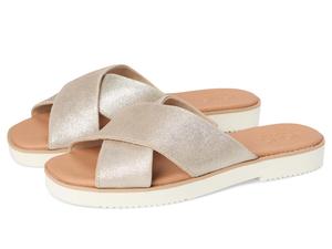 Сандалии TOMS Mae Crossover, Champagne Metallic