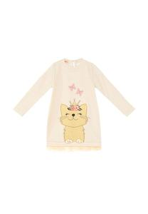 Платье Кошачья Мечта Denokids, бежевый