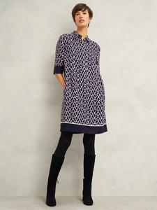 Геометрическое платье-туника marciella Hobbs, цвет Purple/Multi