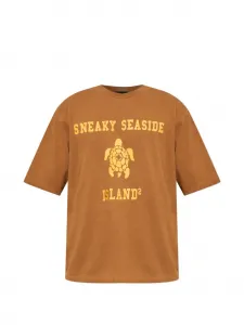 Футболка с принтом Dsquared2, коричневый