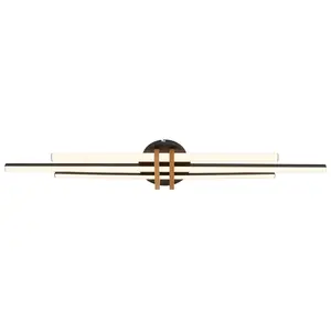 Светильник LED потолочный VINKA 3951035 Briloner Leuchten, Holzfarben