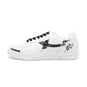 XTEP Кроссовки Air Force One Slip с низким верхом для скейтборда, унисекс, белые, с амортизацией