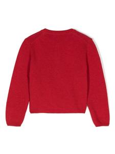 Il Gufo шерстяной кардиган, красный