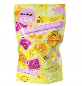 Порошковая пена для ванн для детей – 6 x 18 г Bayabelle Kids, inna