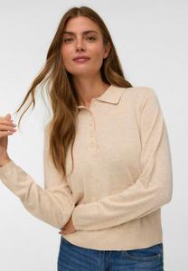 Поло Vero Moda AWSIKITA , Natural Melange/Beige