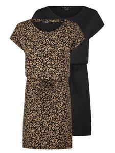 Платье до колена DENIMFY, коричневый