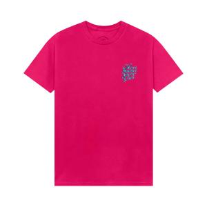 Футболка с ресницами Anti Social Social Club, розовая