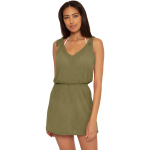 Пляжное платье BECCA Breezy Basics Tie Shoulder Dress Cover-Up, цвет Seaweed