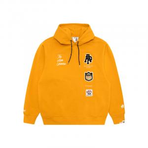 Bathing APE худи с длинным рукавом и вышивкой Aape, оранжевый