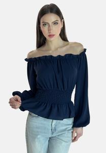 Блуза Elara, темно-синий
