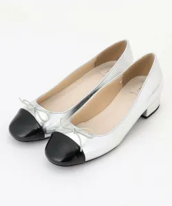 Двухцветные балетные туфли Suite, цвет Silver [091]