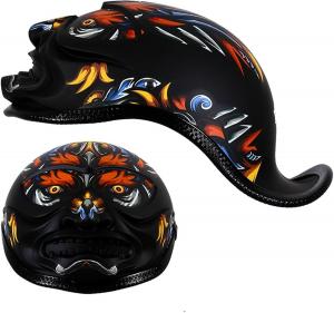 Полушлем матовый FVCNGP FVC509, черный