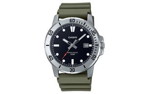 CASIO Часы Men Standard Series 45mm Black Watch MTP-VD01-3EV, Black Dial