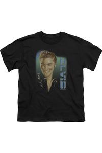 Футболка с коротким рукавом Elvis 56 для детей Gildan, черный