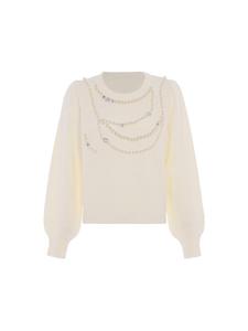 Женский свитер в цвете кремовый faina