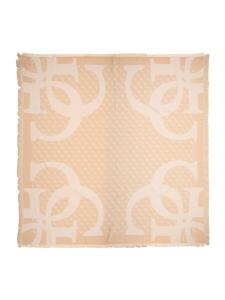 Шарф GUESS JACQUARD KEFIAH 135X135, Yellow/Pastel yellow