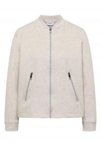 CECIL Худи на молнии в крапчатом бежевом