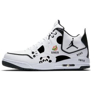 Баскетбольные кроссовки Courtside 23 Vintage для мужчин, среднего размера, белый/черный Jordan