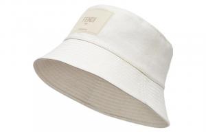 Белая кепка-ведро FENDI для мужчин