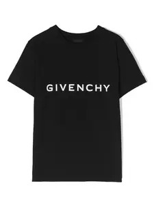 Футболка с логотипом Givenchy Kids, черный