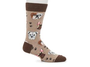 Носки Socksmith Bully Mugs Men's Crew Socks, коричневый