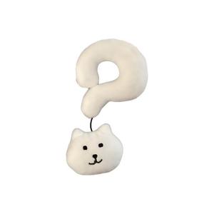 Плюшевый кулон с милым медвежонком и знаком вопроса высота 12см XTHOT