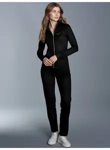 Спортивный костюм Trigema "Комплект для отдыха TRIGEMA с хрустальными камнями" (2 шт.), черный